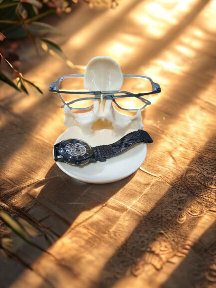 SKULLMATE - Multipurpose Spectacle Holder Stand with Tray